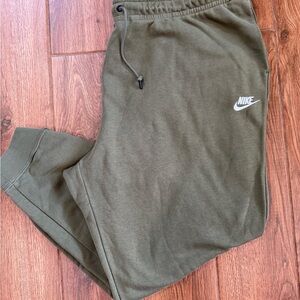 Nike Olive Green joggers men’s 2X